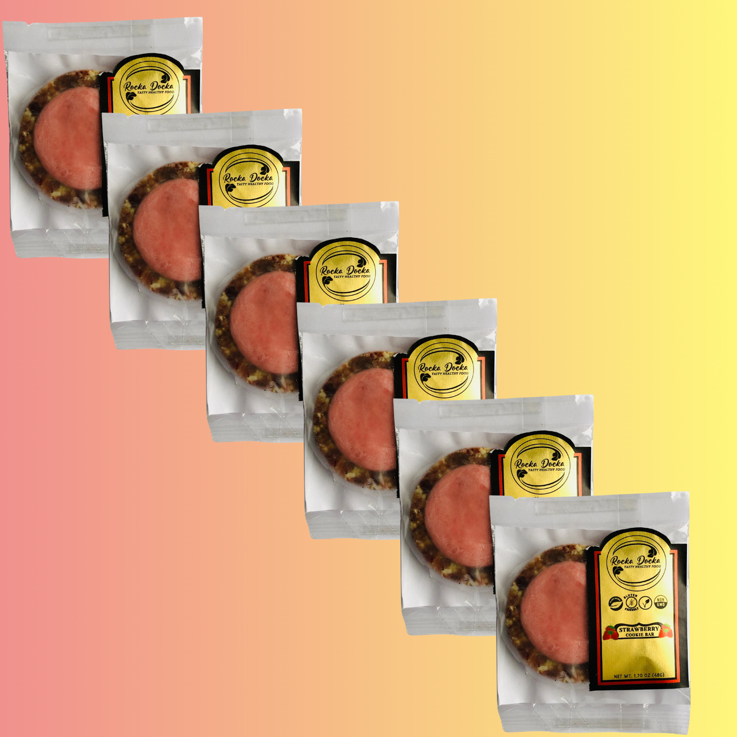 Strawberry Cookie Bar (Half Dozen)