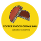 Coffee Flavor Snack- Raw Vegan Plant-Based Gluten-Free, Protein Energy Breakfast bar. A Cookie Low in Sodium for Halal Diet & Allergen-Friendly: No Soy, No-Dairy, No Egg, No Sesame, No Gluten.  Nutty, Smooth Coffee Flavor. Smoky Undertones float thru Medley of Sweet Dried Fruit & Nuts. Topped w/100% pure Coffee flavored Chocolate. It's Rich, Indulgent, & Craveable